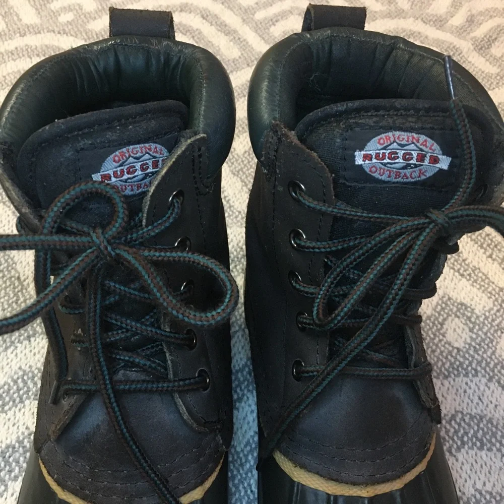 RUGGED OUTBACK Men’s Thermolite DuPont Duck Boots, Size 5